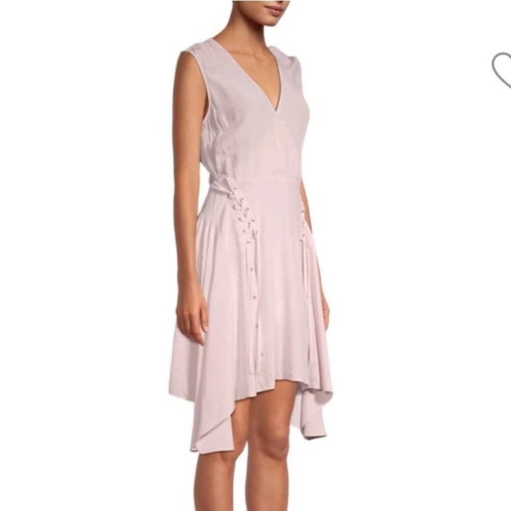 All Saints lilac Pink Miller High-Low Sleeveless Dress